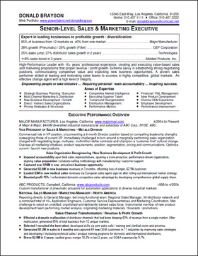 sample sales resume - after