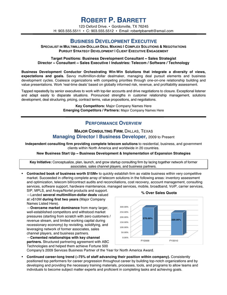 business-development-executive-resume-service